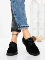 Pantofi Casual Dama din piele naturala 3218H01 BLACK | FORMAZIONE