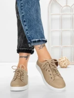 Pantofi Casual Dama din piele naturala K243-1 APRICOT | GALLOP