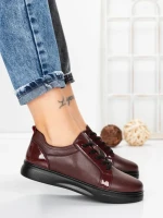 Pantofi Casual Dama din piele naturala 3113Q02 WINE | STEPHANO