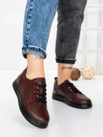 Pantofi Casual Dama din piele naturala 3113Q02 WINE | STEPHANO