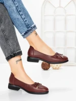 Balerini Dama din piele naturala 3651 WINE | BERLINER