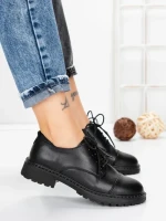 Pantofi Casual Dama din piele naturala 3218Q05 BLACK | BERLINER