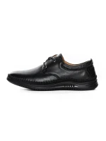 Pantofi Casual Barbati din piele naturala 23535 BLACK | MELS
