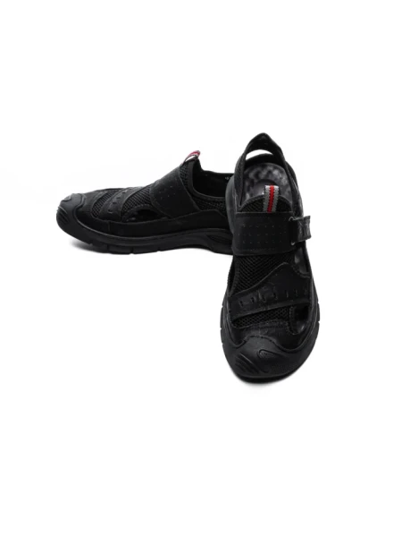 Sandale Barbati din piele naturala 2311 BLACK | MELS