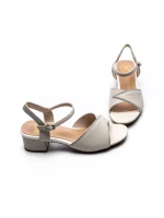 Sandale Dama din piele naturala 22068 CREAM | FORMAZIONE