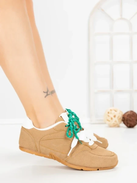Pantofi Sport Dama L-523 CAMEL | CINK ME