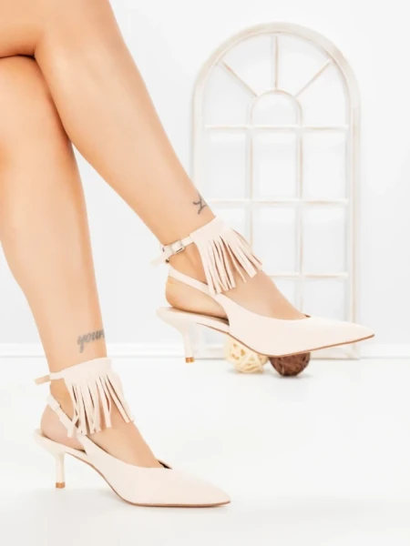 Pantofi Stiletto GH5-20 BEIGE | CINK ME