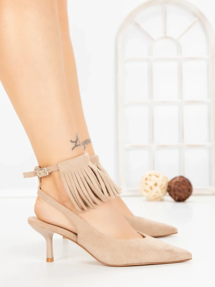Pantofi Stiletto GH5-20 KHAKI | CINK ME