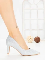 Pantofi Stiletto 698 SILVER | VIVIRICH