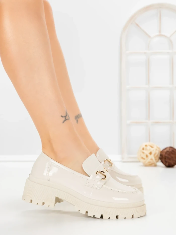 Pantofi Casual Dama 8807 BEIGE | L.DAY