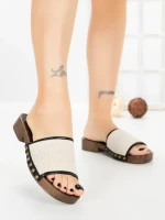 Papuci Dama cu Talpa Joasa L6-82-1 BLACK | ABLOOM
