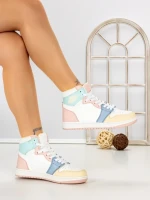 Pantofi Sport Dama CT2020C15-7 BLANCO-ROSA-GRIS | STEPS HIGHER