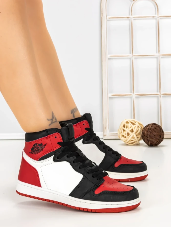 Pantofi Sport Dama CT2020C15-2 NEGRO-ROSO-BLANCO | STEPS HIGHER