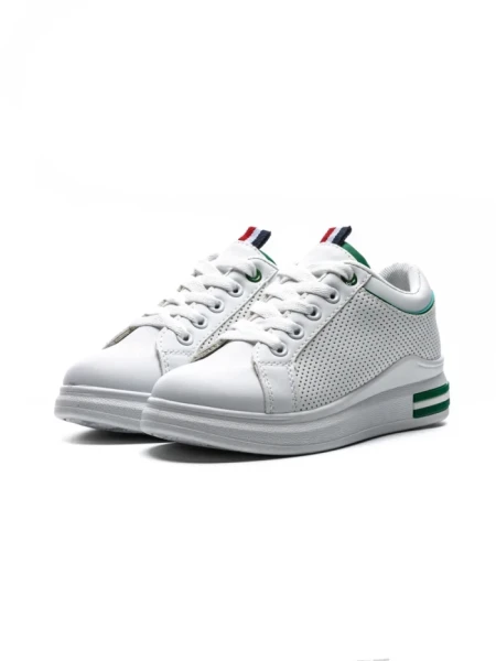 Pantofi Sport Fete C900 WHITE-GREEN | GALLEVANI
