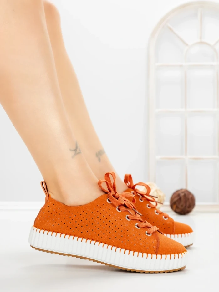 Pantofi Sport Dama AD-5240 ORANGE | BUONAROTTI