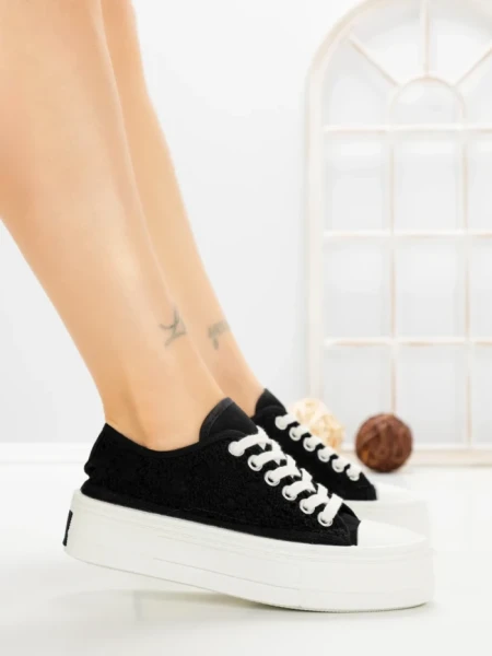 Pantofi Sport Dama CD-5047 BLACK | BUONAROTTI