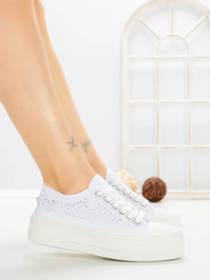 Pantofi Sport Dama CD-5047 WHITE | BUONAROTTI