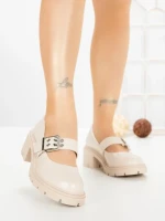 Pantofi Casual Dama 8251 BEIGE | CM