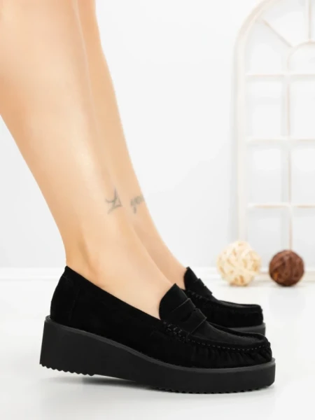 Pantofi Casual Dama 77-654 BLACK | CM