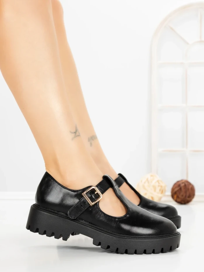 Pantofi Casual Dama 77-571 BLACK | CM