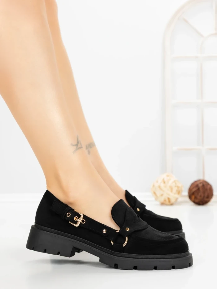 Pantofi Casual Dama 77-649 BLACK | CM