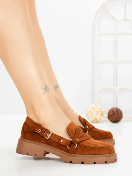 Pantofi Casual Dama 77-649 CAMEL | CM