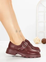 Pantofi Casual Dama 77-653 BURGUNDY | CM