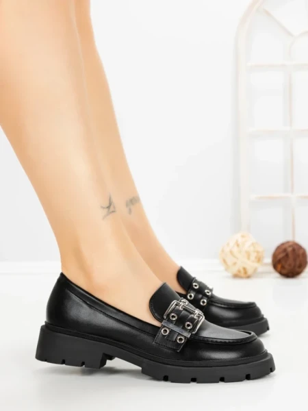 Pantofi Casual Dama 77-652 BLACK | CM