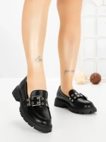 Pantofi Casual Dama 77-652 BLACK | CM