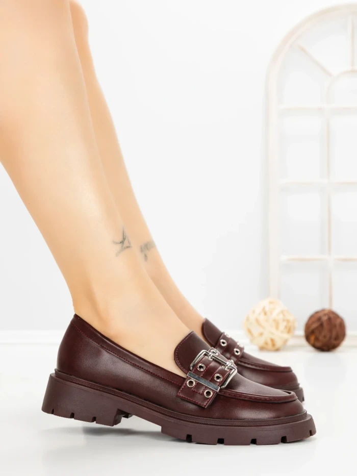 Pantofi Casual Dama 77-652 WINE | CM