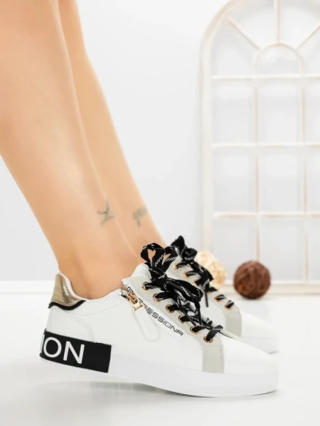 Pantofi Sport Dama 21-Q110 WHITE | GALLEVANI