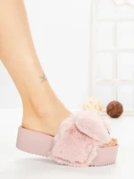 Papuci Dama cu Platforma 5WS-2 PINK | GALLEVANI