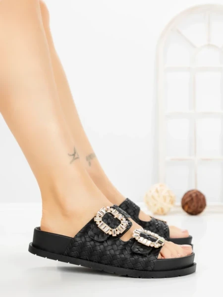 Papuci Dama cu Platforma 2005 BLACK | GALLEVANI