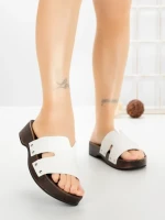 Papuci Dama cu Platforma 2032 WHITE | GALLEVANI