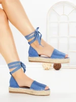 Sandale Dama cu Platforma G1738 BLUE | GALLEVANI