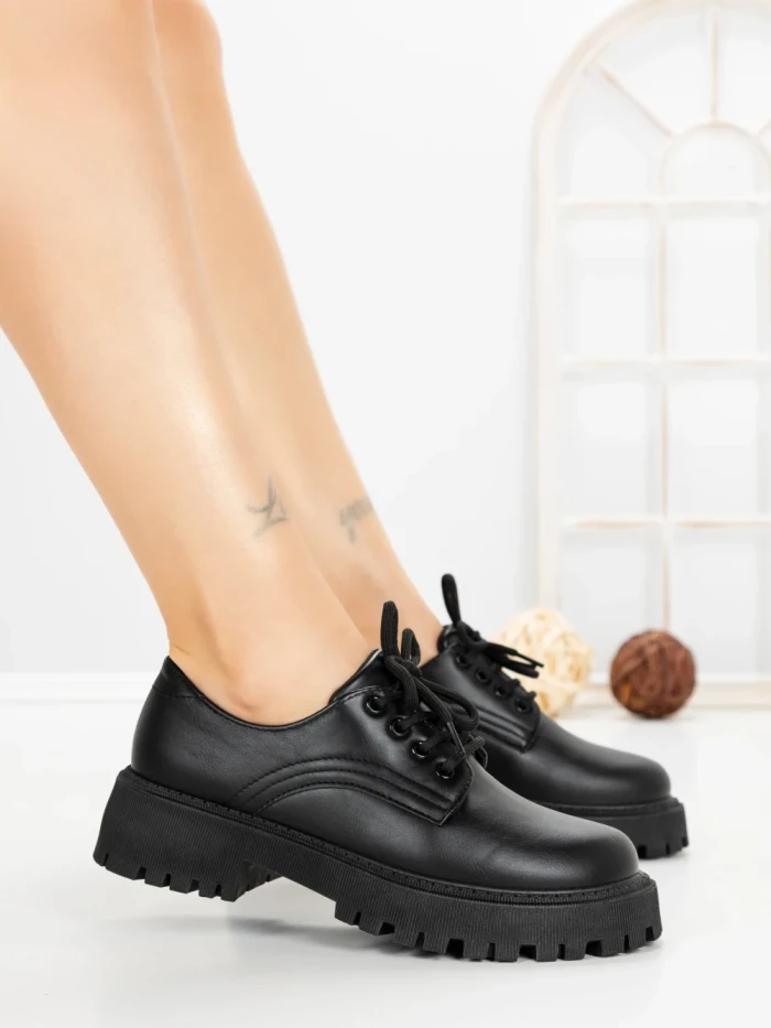 Pantofi Casual Dama PP-9 BLACK | EMAS