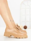 Pantofi Casual Dama PP-9 KHAKI | EMAS