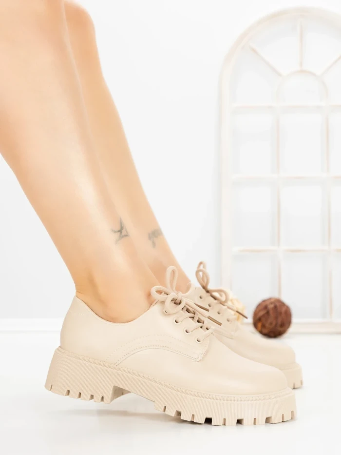 Pantofi Casual Dama PP-9 BEIGE | EMAS
