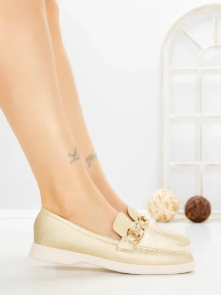 Pantofi Casual Dama EE-21 GOLD | EMAS