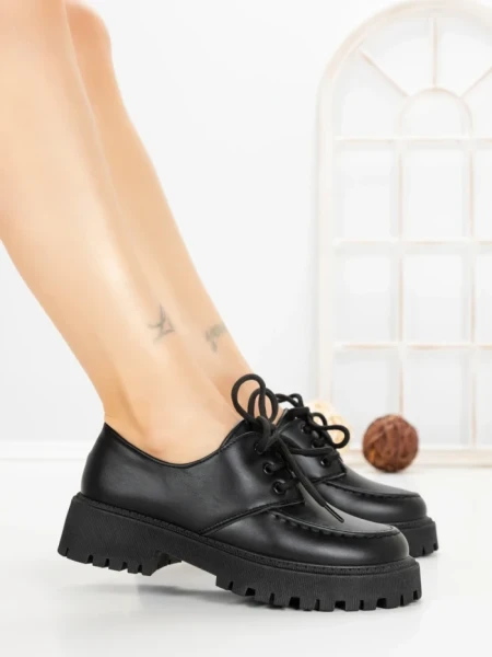 Pantofi Casual Dama PP-8 BLACK | EMAS