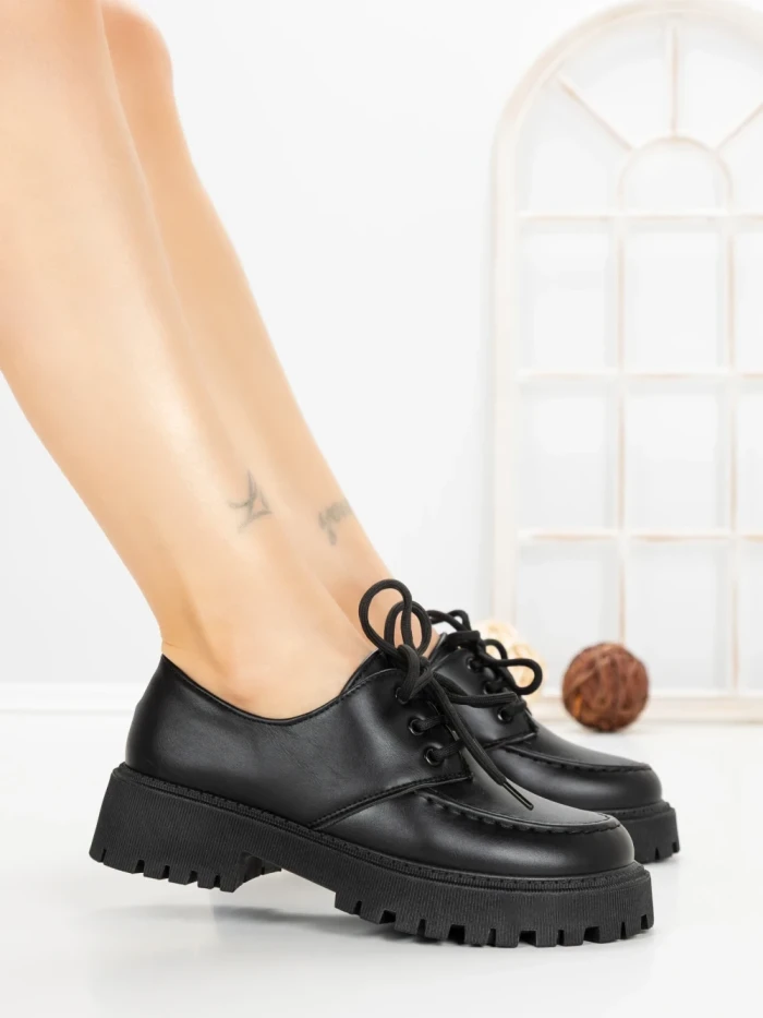 Pantofi Casual Dama PP-8 BLACK | EMAS