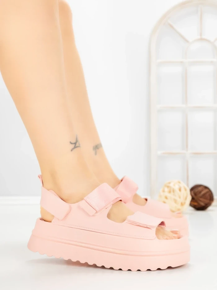 Sandale Dama cu Platforma JM576 ROSA | ANNALISE