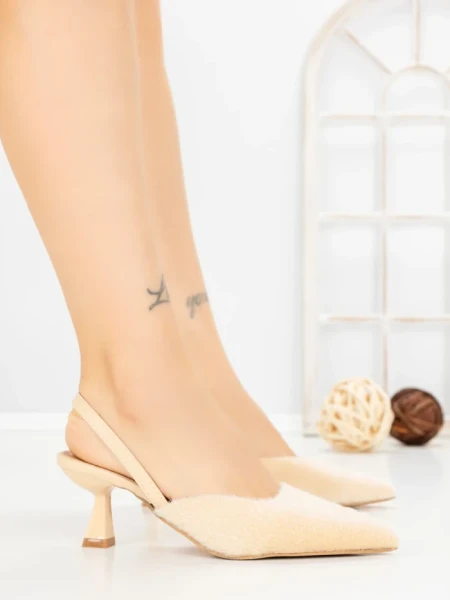 Pantofi Stiletto 88106 BEIGE | GOWIN