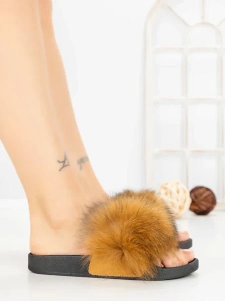 Papuci Dama cu Talpa Joasa 218-98 CAMEL | VIVIRICH