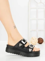 Papuci Dama cu Talpa Joasa 98-150 BLACK | VIVIRICH