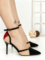 Pantofi Stiletto 588-88 BLACK | CHERIE