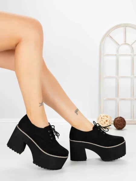 Pantofi Casual Dama 8602N NEGRO | STEPS HIGHER
