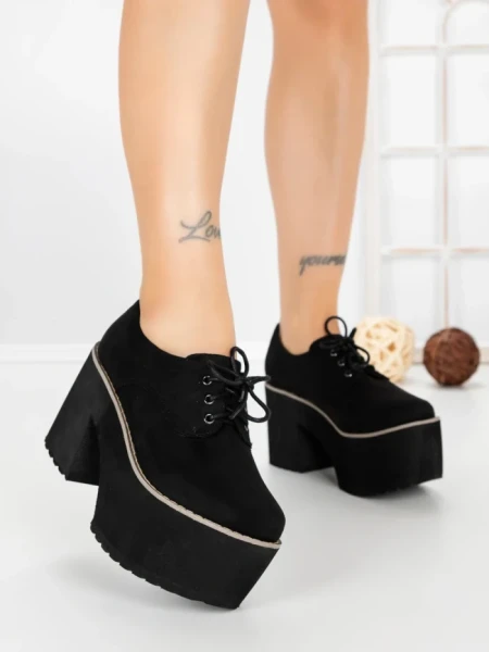 Pantofi Casual Dama 8602N NEGRO | STEPS HIGHER