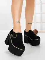 Pantofi Casual Dama 8601N NEGRO | STEPS HIGHER