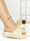 Papuci Dama cu Platforma LU019 BEIGE | GOWIN